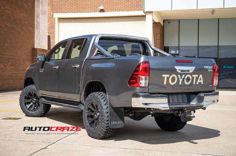 TOYOTA HILUX N80 4WD HE901 SATIN BLACK DARK TINT
